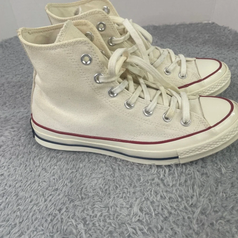 Converse Chuck 70 High Top Unisex 6M/8W Parchment Off White Canvas 162053C